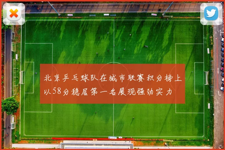 北京乒乓球队在城市联赛积分榜上以58分稳居第一名展现强劲实力